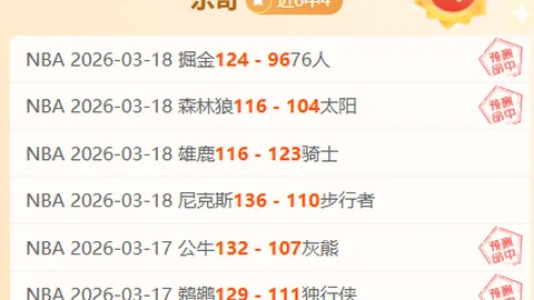 NBA专栏：赛事详解及胜负分析预测